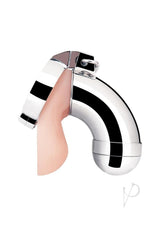 Total Submission Cage Stainless Steel metal chastity device for couples exploring control and denial.