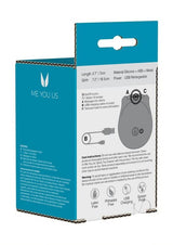 Me You Us Rosebud Silicone Sucking Vibrator Pink packaging details and specifications.