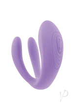 Petite Tickler Triple Mini Vibrator with Remote Lavender in purple, featuring three motors and a sleek design.