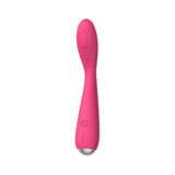 Svakom Iris G-spot Vibrator Plum Red showcasing its soft and ergonomic design for enhanced pleasure.