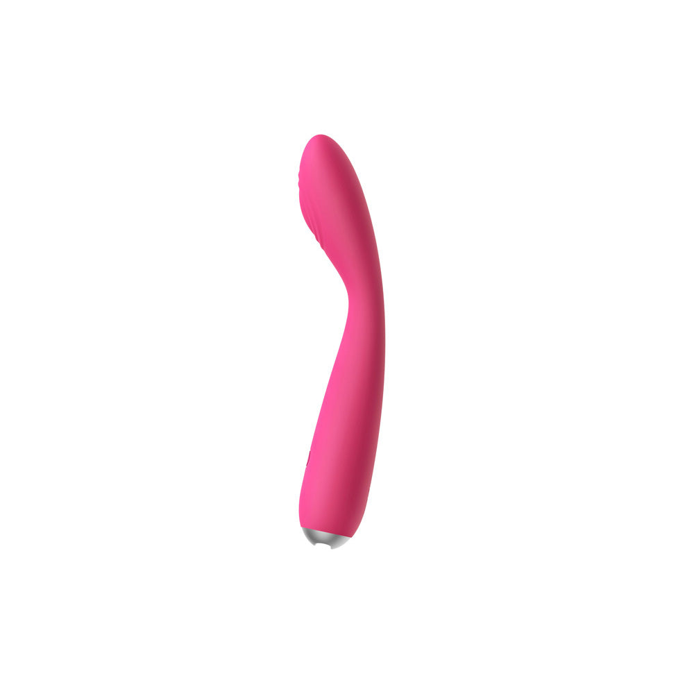 Svakom Iris G-spot Vibrator Plum Red for enhanced clitoris and G-spot stimulation in a sleek design.