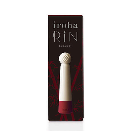 Tenga iroha RIN Akane beautifully designed insertable massager packaging showcasing elegance and comfort.