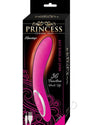 Princess Dynamic Heat Rechargeable Silicone Vibrator Pink packaging featuring 36 functions and heat feature.