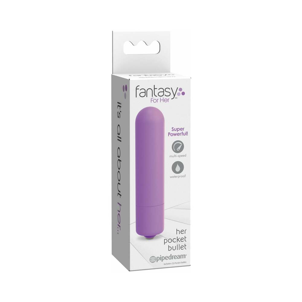 Fantasy For Her Her Pocket Bullet Multi-Speed Vibrator Purple