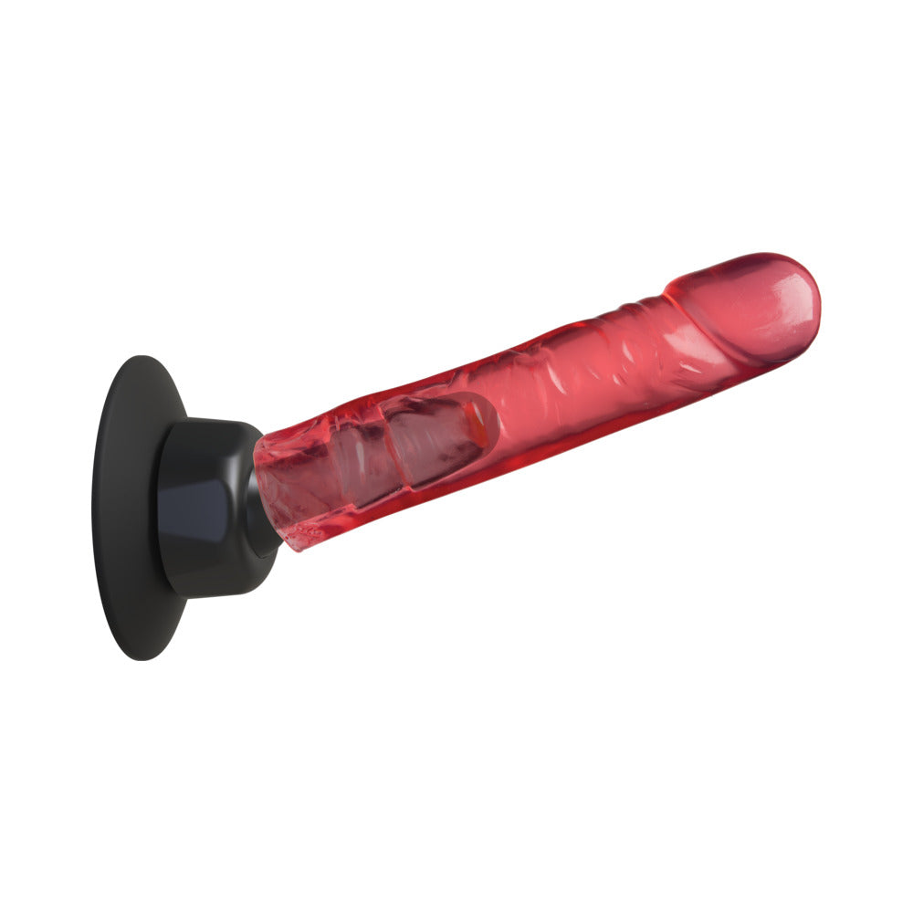 Vac-U-Lock - Deluxe 360° Swivel Suction Cup Plug- Black
