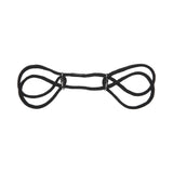 Japanese Style Bondage - 100% Cotton Wrist or Ankle Cotton Cuffs Black