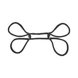 Japanese Style Bondage - 100% Cotton Wrist or Ankle Cotton Cuffs Black