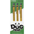Wood Rocket Dog People Pens 3 Pack featuring humorous dog-themed designs.
