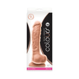 Colours Dual Density 8 inches Dildo Beige