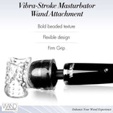 Wand Essentials Vibra-Stroke Wrapped Wand Attachment