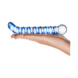 Glas Mr. Swirly 6.5 inches G-Spot Glass Dildo