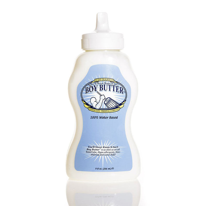 Boy Butter H2O Personal Lubricant 9 oz Squeeze