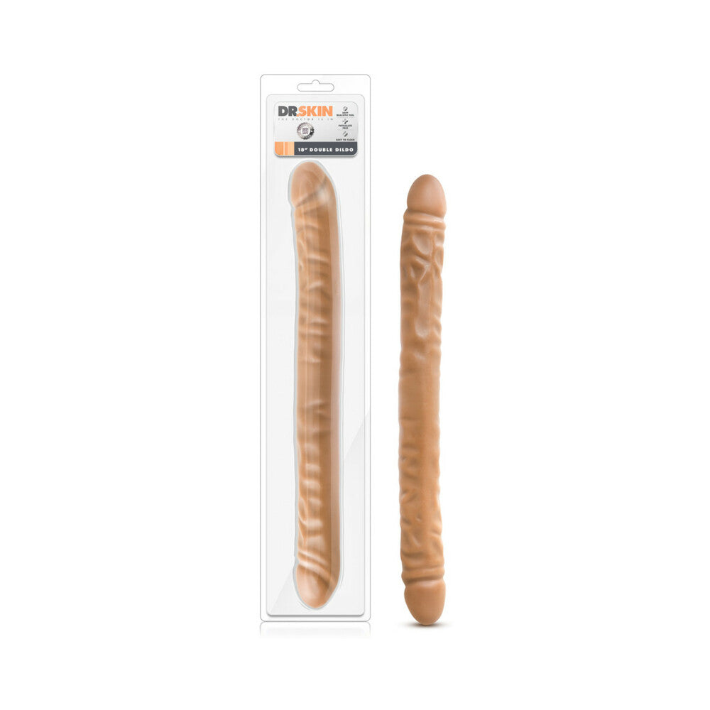 Blush Dr. Skin 18 inches Double Dildo Tan