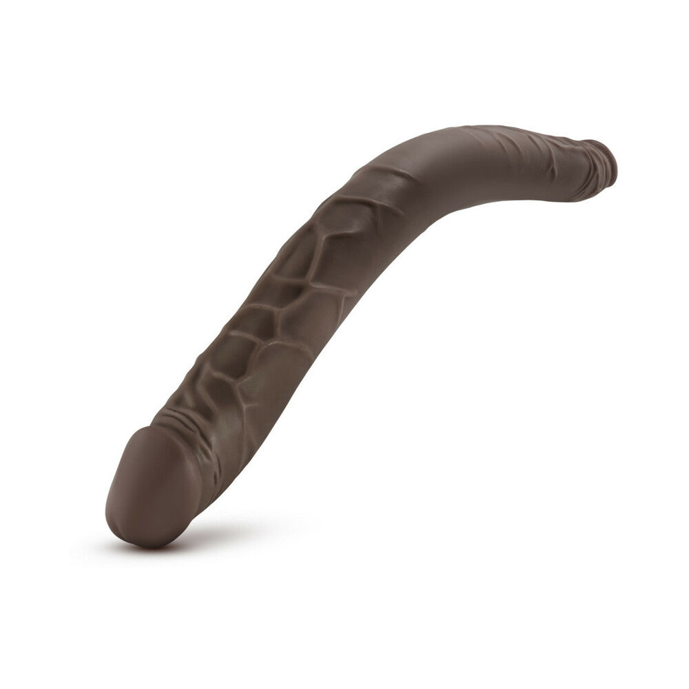 Blush Dr. Skin 16 inches Double Dildo Brown
