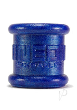 Oxballs Neo Tall Silicone Ball Stretcher Large Blue in vibrant shimmering blue color.