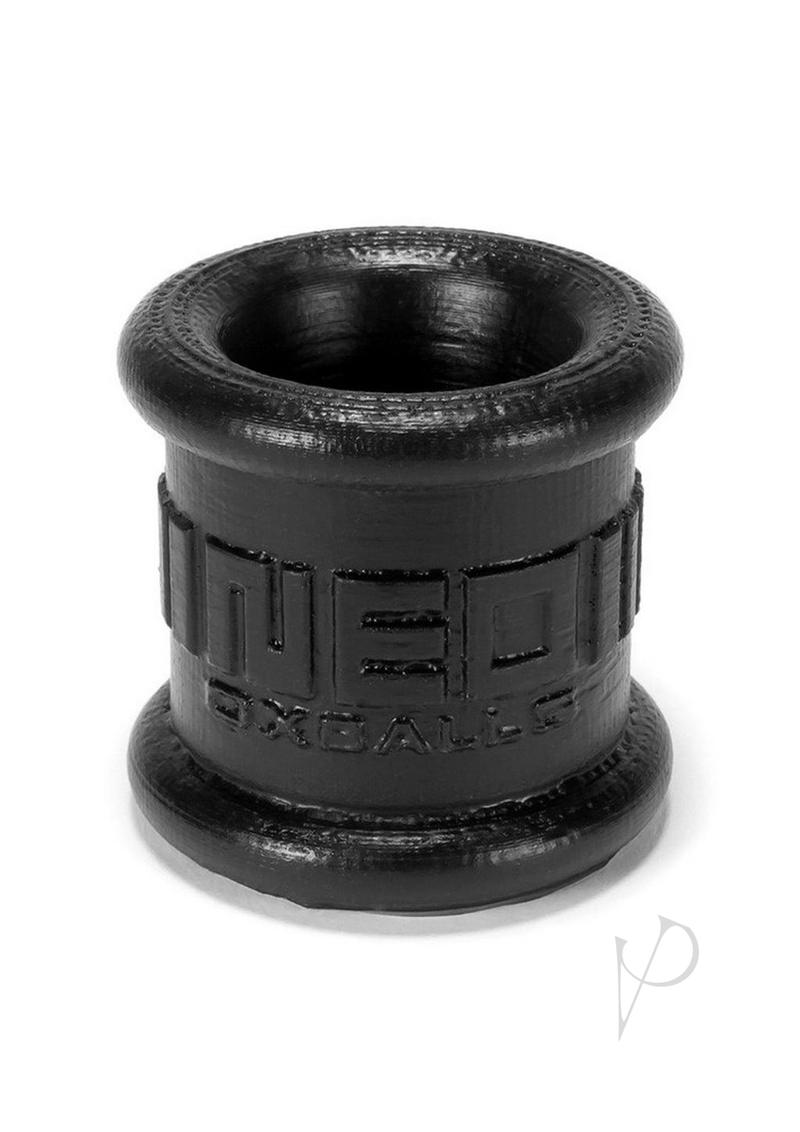 Oxballs Neo Tall Silicone Ball Stretcher Large Black, a pure-silicone ball stretching accessory for comfort and pressure.