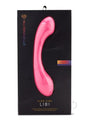 Nu Sensuelle Libi Silicone G-Spot Vibrator Deep Pink packaging showcasing ultra-flexible design.