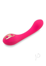 Nu Sensuelle Libi Silicone G-Spot Vibrator Deep Pink with ergonomic design and flexible shaft.
