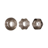 Zero Tolerance Triple Thick 3-Piece Cockring Set Smoke