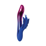 Evolved Firefly Rechargeable Silicone Dual Stimulator Blue/Pink