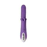 Evolved Tilt-O-Whirl Dual Stimulation Vibrator With Spinning Clit Stimulator Purple