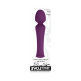 Evolved My Secret Wand Rechargeable Silicone Wand Vibrator Purple