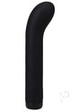 In a Bag Silicone Rechargeable G-Spot Vibrator Black, sleek curved massager for precise internal stimulation.
