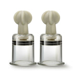 Blush Temptasia Clit and Nipple Twist Suckers 2-Piece Set Large Clear