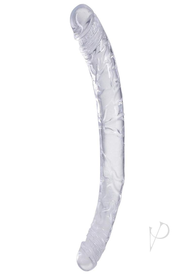 In a Bag Double Dong 13 inch Clear, crystal-clear double-ended pleasure toy for versatile play.