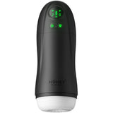 Honey Play Box Kai Pro Male Masturbator Black with app control and LED indicators.