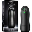 Honey Play Box Kai Pro Male Masturbator Black - App-controlled suction and vibration device for enhanced pleasure