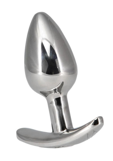 Pillow Talk Sneaky Luxurious Stainless Steel Anal Plug, elegant, beginner-friendly design, seamless stainless steel construction.