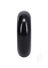 Rock Solid The 2X Donut Cock Ring Black, classic C-ring for firmer, longer-lasting erections.