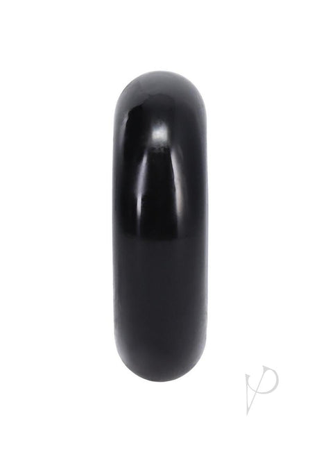 Rock Solid The 2X Donut Cock Ring Black, classic C-ring for firmer, longer-lasting erections.