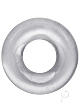 Rock Solid The 2X Donut Cock Ring Clear for firmer and longer-lasting erections.