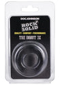 Rock Solid The 3X Donut Cock Ring Clear in packaging, designed for enhanced erections and comfort.
