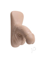 Gender X Silicone Packer Dildo 4 inch Vanilla in lifelike body-safe silicone with realistic details.