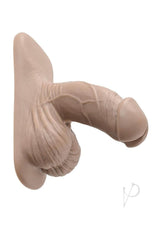 Gender X Silicone Packer Dildo 4 inch Vanilla featuring realistic textures and lifelike detail.