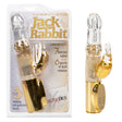 Jack Rabbit Platinum Collection Gold Rabbit Vibrator with waterproof features and multi-speed settings.