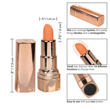 Hide & Play Rechargeable Lipstick Vibrator Coral with unique design and controls for instant pleasure and convenience.
