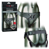 Her Royal Harness The Regal Empress Pewter detailed view on mannequin showcasing designer style and comfort.