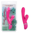 Foreplay Frenzy Pucker Suction Rabbit Vibrator in bright pink packaging, showcasing dual-action design and features.