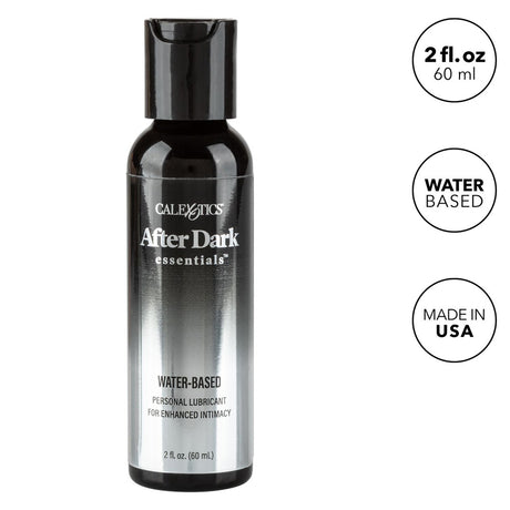 After Dark Essentials Water-based Lubricant 2 Oz bottle, 2 fl oz, for enhanced intimacy, made in USA.