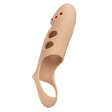 Performance Maxx Rechargeable Stud Ivory designed for intimate pleasure with a smooth, stretchy texture and open tip.