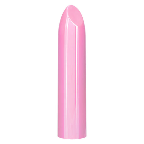 Aura Angled Bullet Vibrator Pink showcasing its sleek design for targeted pleasure and intense vibrations.