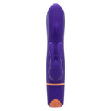 Love Bunny Beaded Rollin G Bunny Vibrator in purple with dual-motor and bunny stimulator features.