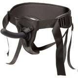 Onyxxx Rechargeable Silicone Pegging Kit Black jock-style harness with silicone probe for confident partner play.
