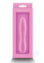 Obsessions Clyde Rechargeable Silicone Vibrator Pink in packaging with thruster feature, perfect for plush pleasure.