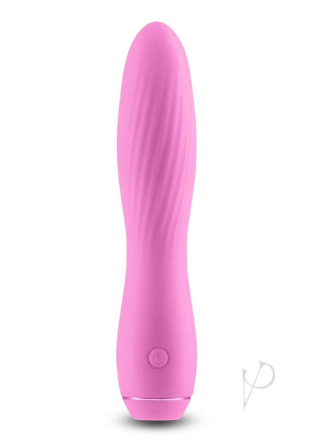 Obsessions Clyde Rechargeable Silicone Vibrator Pink, plush silicone pleasure toy for solo or shared experiences.