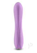 Obsessions Romeo Rechargeable Silicone Vibrator Lavender in soft lavender silicone for indulgent pleasure.
